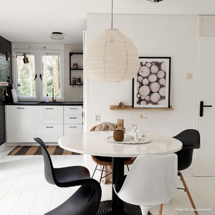 Suspension beige rustique, Leila