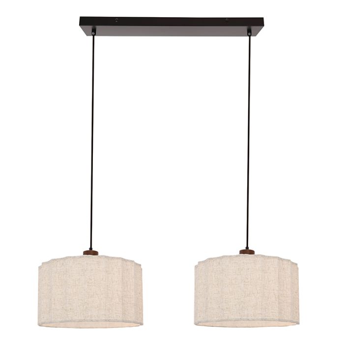 Suspension beige rustique, Loulou