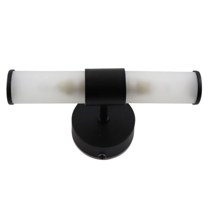 Applique salle de bain noire moderne, Callum, IP44