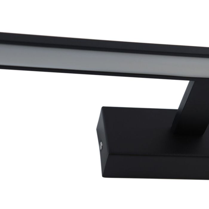 Éclairage miroir noir moderne, Steffy, 8W, 3000K LED, IP44