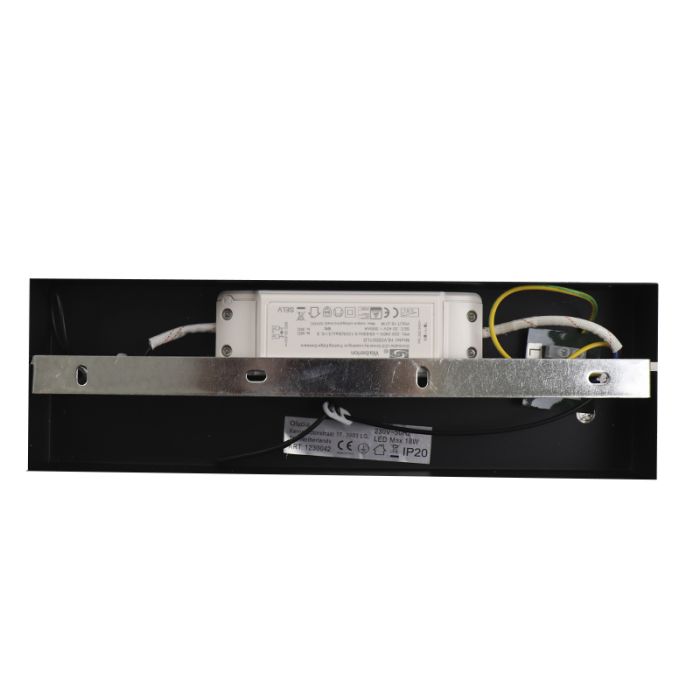 Suspension noire moderne, Iwan, 18W, 3000K LED
