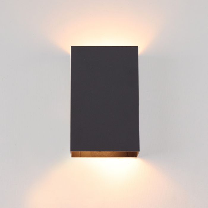Applique murale noire moderne, Perry
