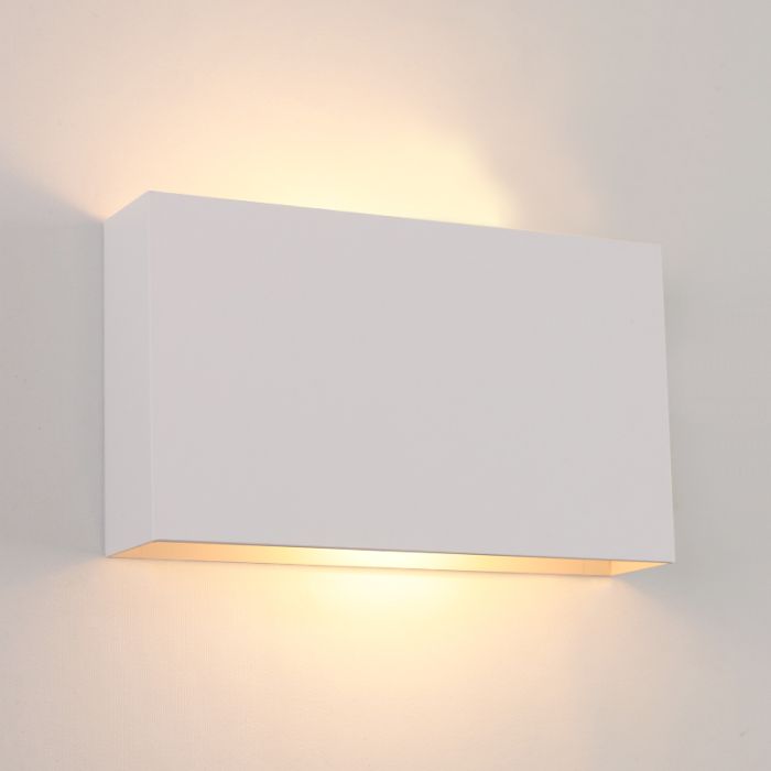 Applique murale blanche moderne, Perry