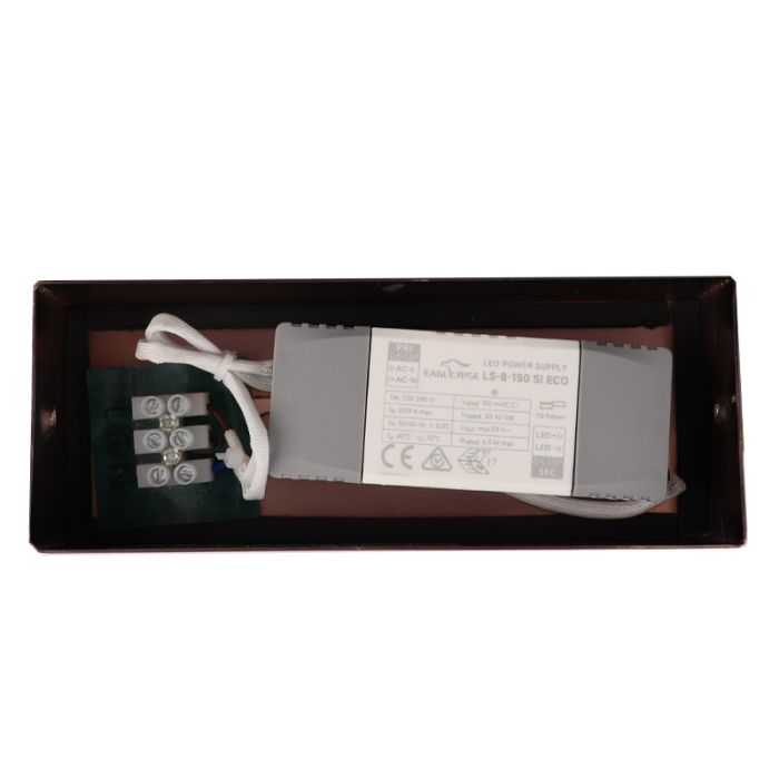 Applique salle de bain cuivre moderne, Steffy, 6W, 2700K LED, IP44