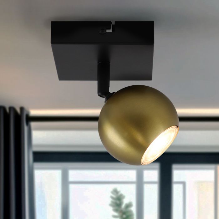Spot plafond laiton moderne, Matea