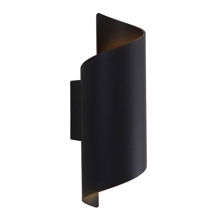 Applique up and down noire moderne, Selda