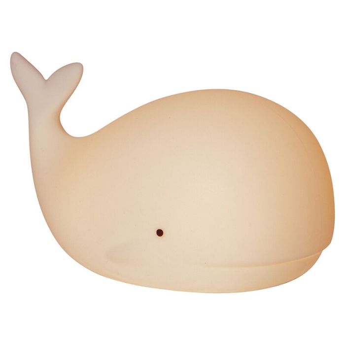Veilleuse pour enfants blanche en plastique, Whale, 0,5W, RGBW LED