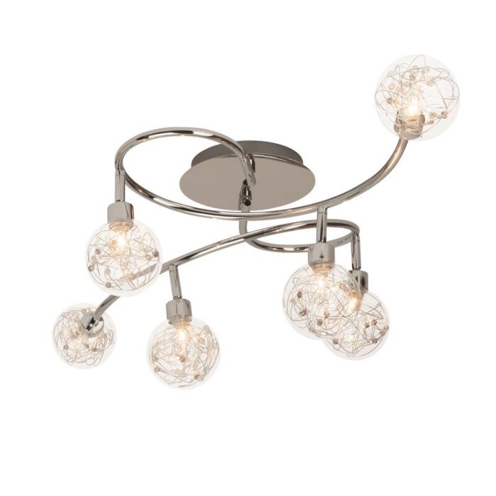 Spot plafond chromé design, Nessa