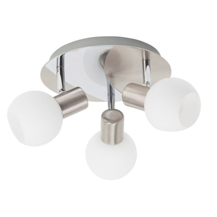 Spot plafond chromé en verre, Ronaldo