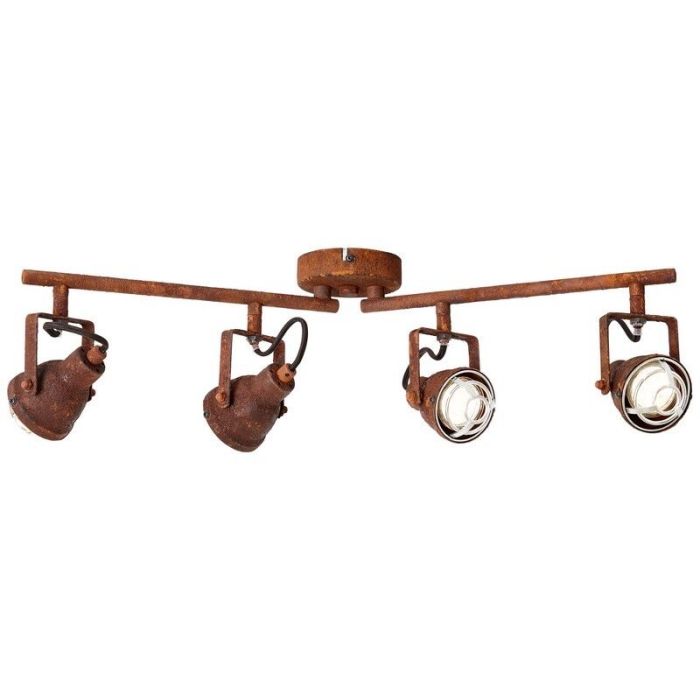Spot plafond couleur rouille industriel, Abyga