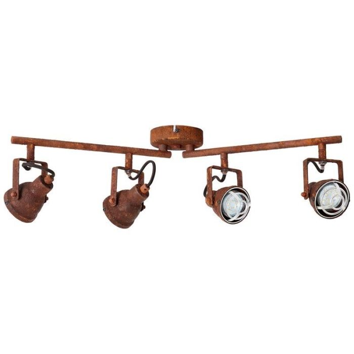 Spot plafond couleur rouille industriel, Abyga