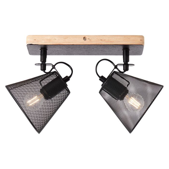 Spot plafond en bois noir, Havin