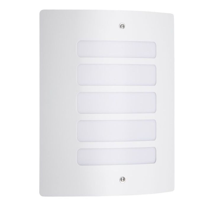 Luminaire extérieur blanc en métal, Alea, IP44