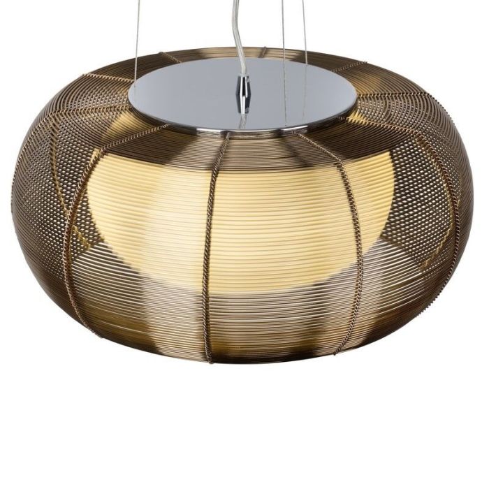 Suspension bronze moderne, Amela