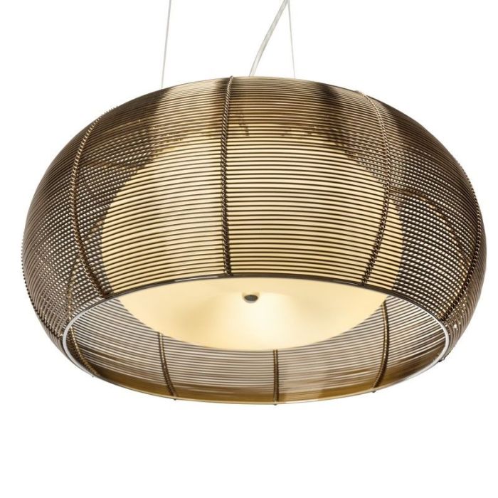 Suspension bronze moderne, Amela