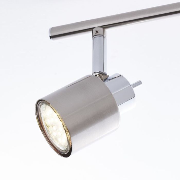 Plafonnier nickel moderne, Fenne