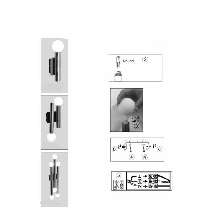 Spot plafond laiton moderne, Aline