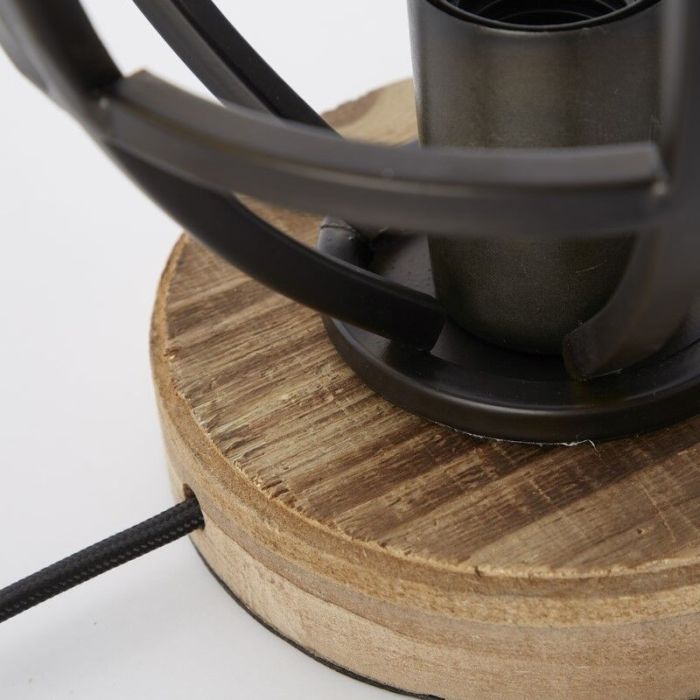 Lampe de table noire moderne, Esmee, avec interrupteur