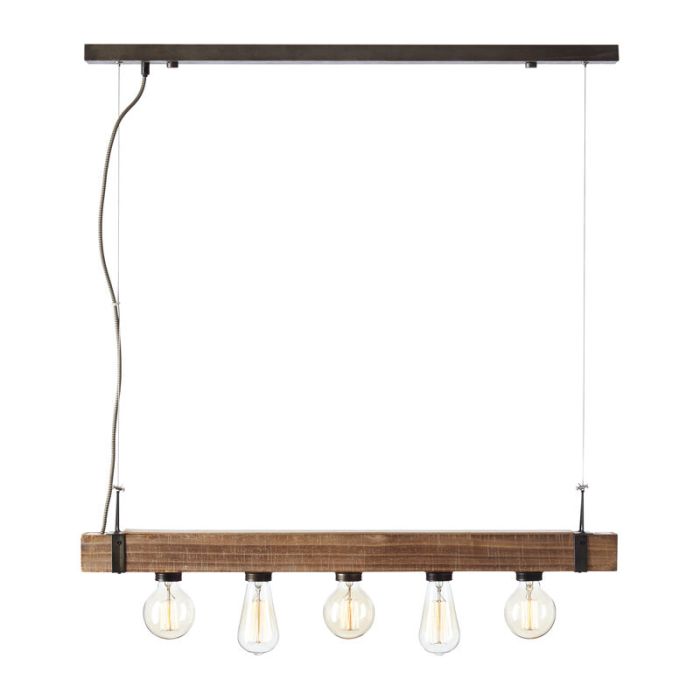 Suspension en bois noire, Asli