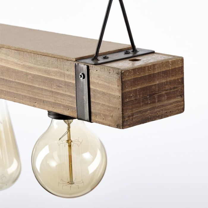 Suspension en bois noire, Asli