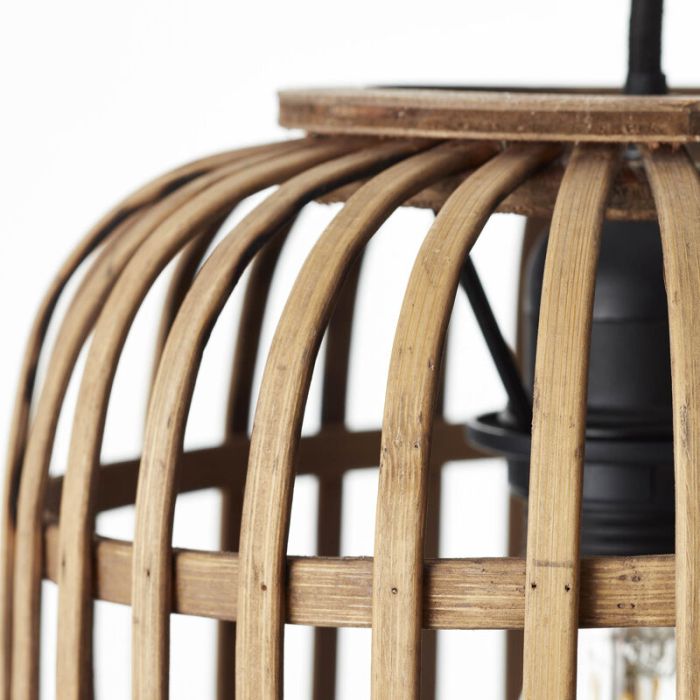 Suspension en bois marronne, Brain