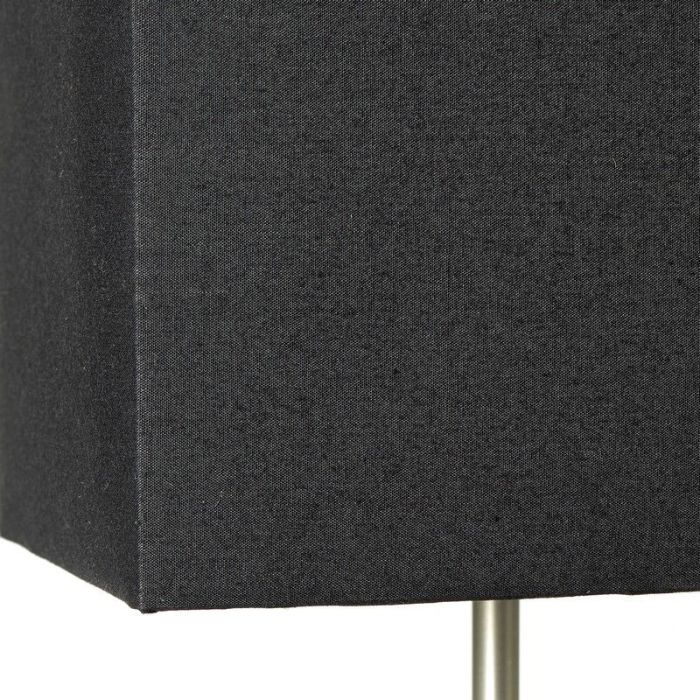 Lampe de table anthracite en tissu, Marinda, avec interrupteur