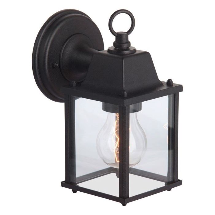 Luminaire extérieur transparente rustique, Zenzi, IP23