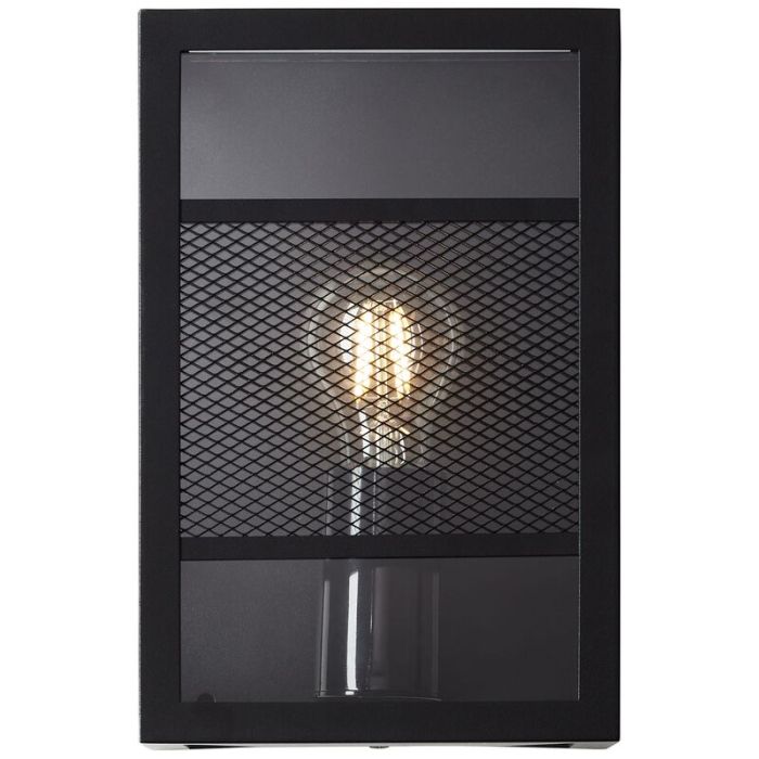 Luminaire extérieur noire industrielle, Ramla, IP44