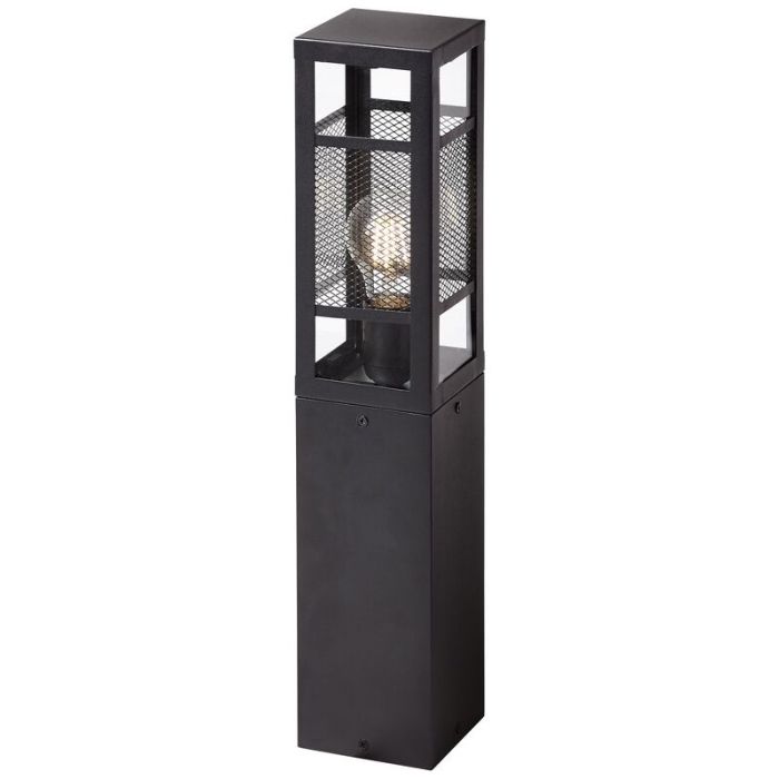Luminaire extérieur noir industriel, Ramla, IP44