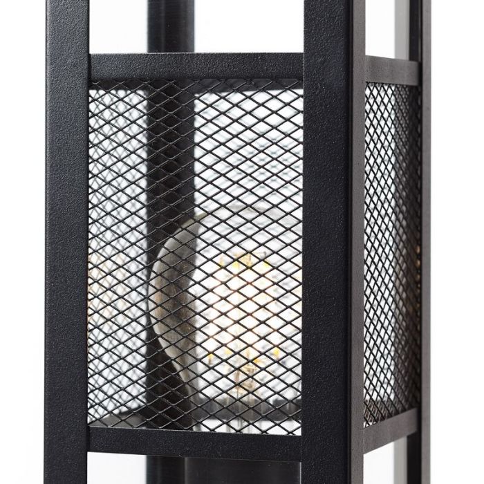 Luminaire extérieur noir industriel, Ramla, IP44