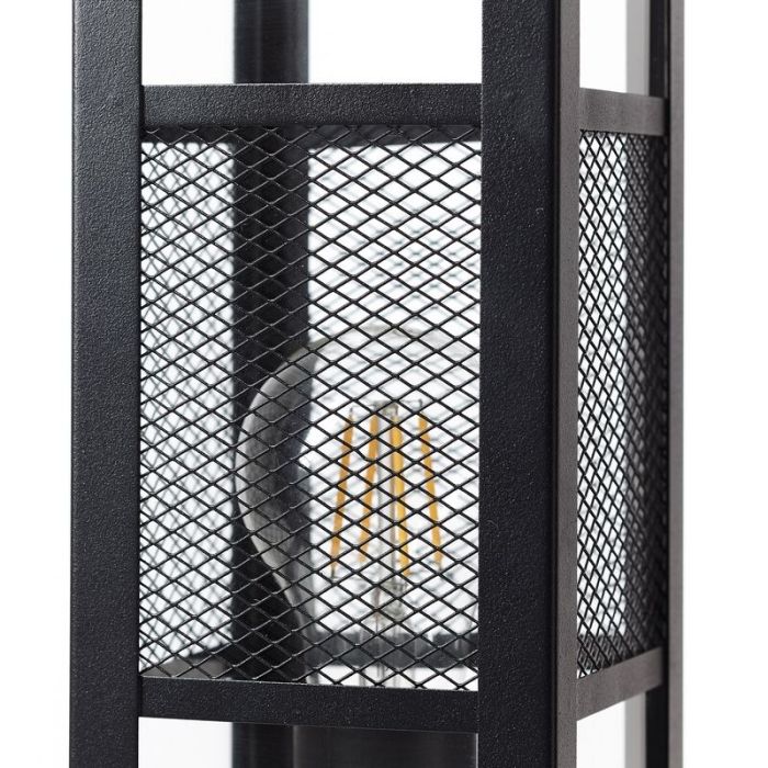 Luminaire extérieur noir industriel, Ramla, IP44