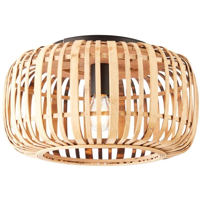 Lampe plafond en bois marronne, Brain