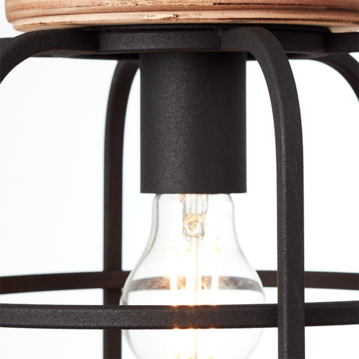 Suspension en bois noire, Taede
