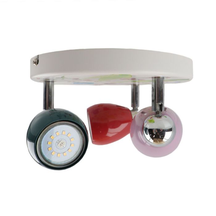 Spot plafond pour enfants multicolore en métal, Bauke