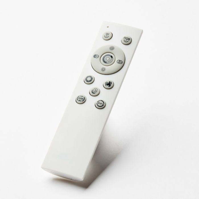 Panneau LED plafonnier noir moderne, Yamal, 36W, blanc chaud à froid réglable LED, avec télécommande