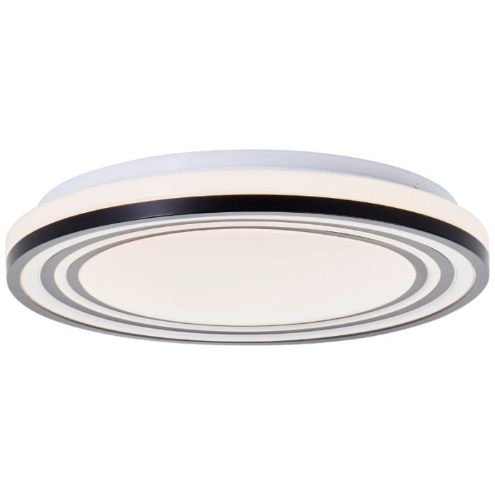 Plafonnier noir moderne, Merlijn, 24W, 3000K LED