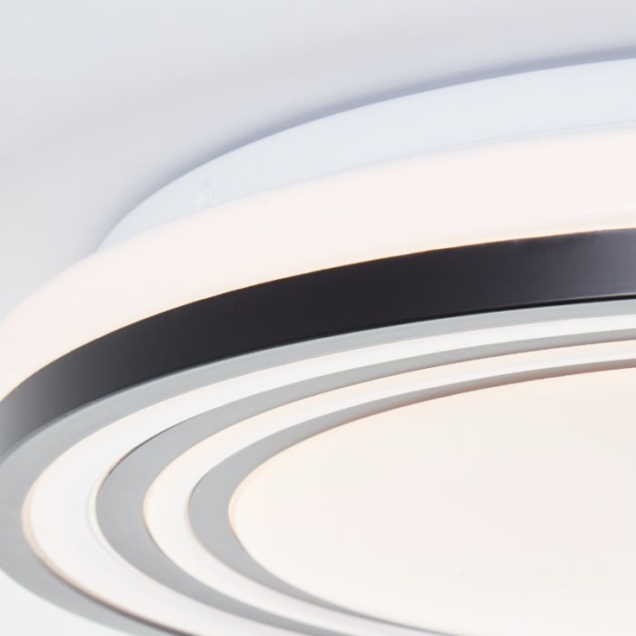 Plafonnier noir moderne, Merlijn, 24W, 3000K LED