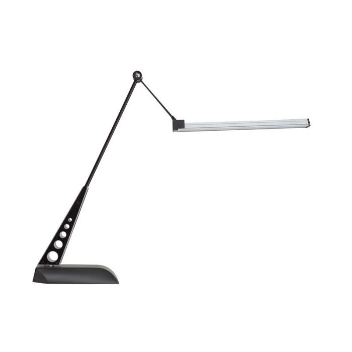 Lampe de bureau chromée design, Leyana, 1W, 5000K LED, avec variateur tactile