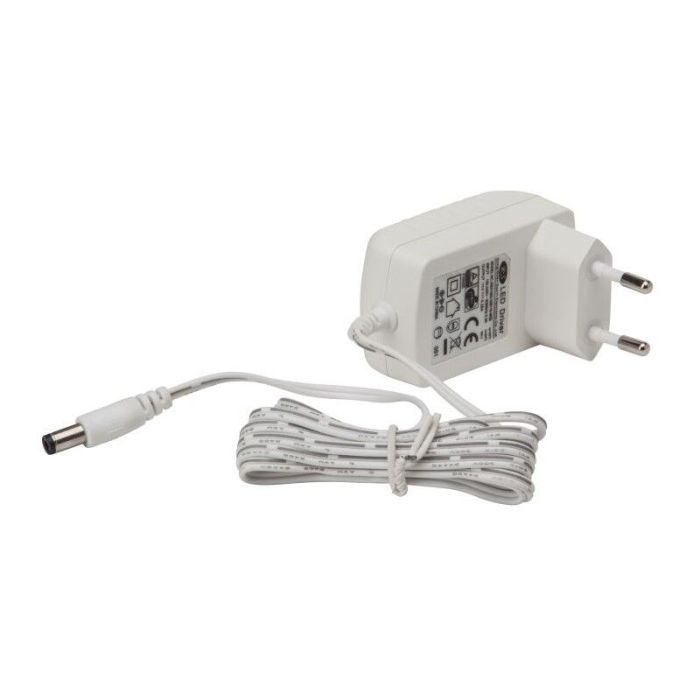 Lampe de bureau blanche en plastique, Mariama, 3,3W, 3000K LED, avec interrupteur