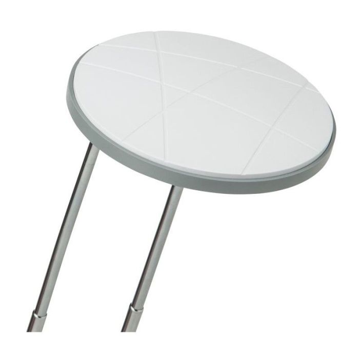 Lampe de bureau blanche en plastique, Mariama, 3,3W, 3000K LED, avec interrupteur