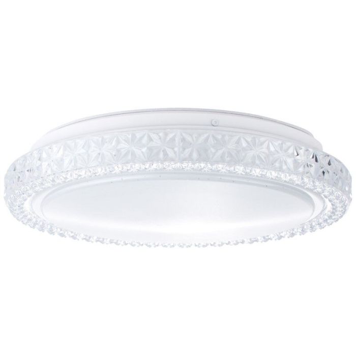 Lampe plafond blanche moderne, Baki, 12W, 3000K LED
