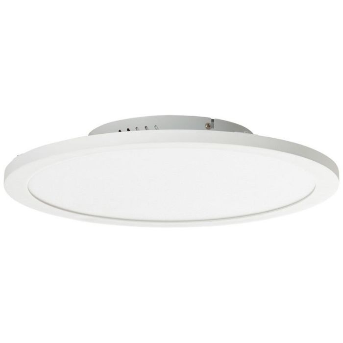Lampe plafond blanche moderne, Bonny, 24W, couleur réglable LED, avec télécommande