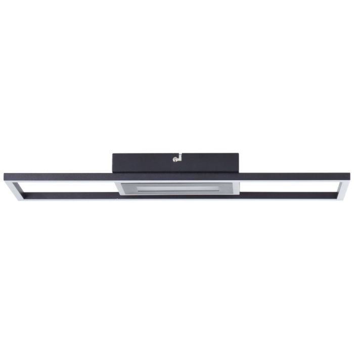 Plafonnier noir design, Wahiba, 24W, 3000K LED