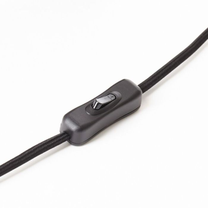 Lampe de table en rotin marronne, Sevim, avec interrupteur