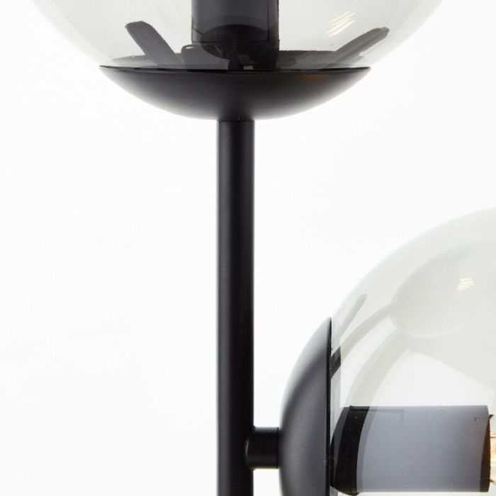 Lampe de table transparente design, Rhys, avec interrupteur