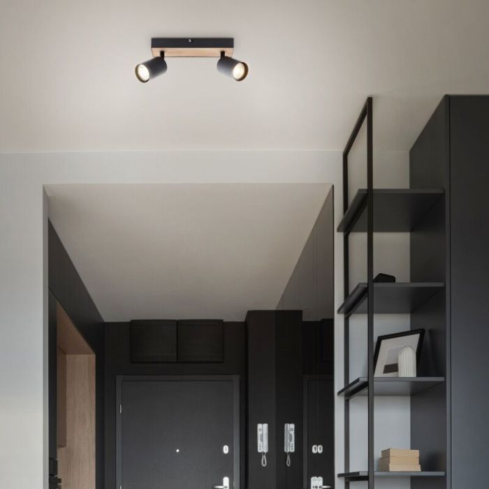 Spot plafond noir moderne, Leendert