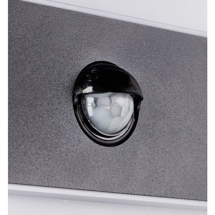 Applique extérieur avec détecteur de mouvement anthracite moderne, Birol, 7,5W, 4000K LED, IP44