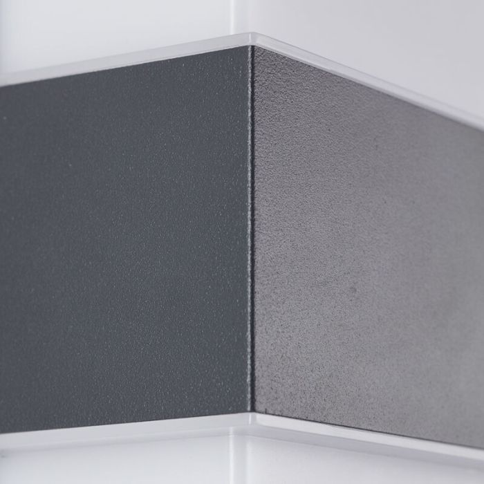 Applique extérieur avec détecteur de mouvement anthracite moderne, Birol, 7,5W, 4000K LED, IP44