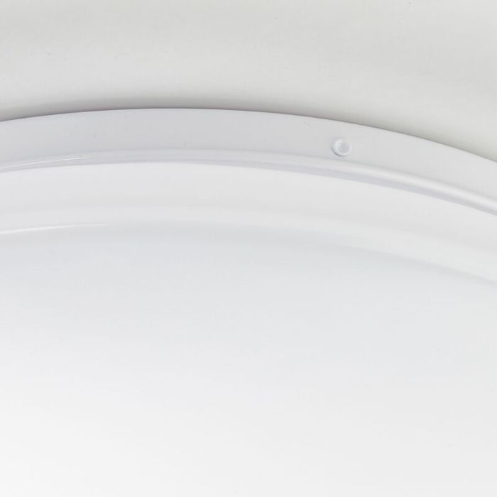 Plafonnier avec capteur blanc en plastique, Julie, 18W, 3000K LED