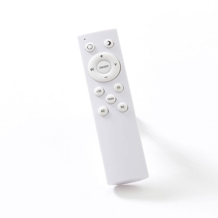 Lampe plafond blanche en plastique, Julie, 36W, couleur réglable LED, avec télécommande